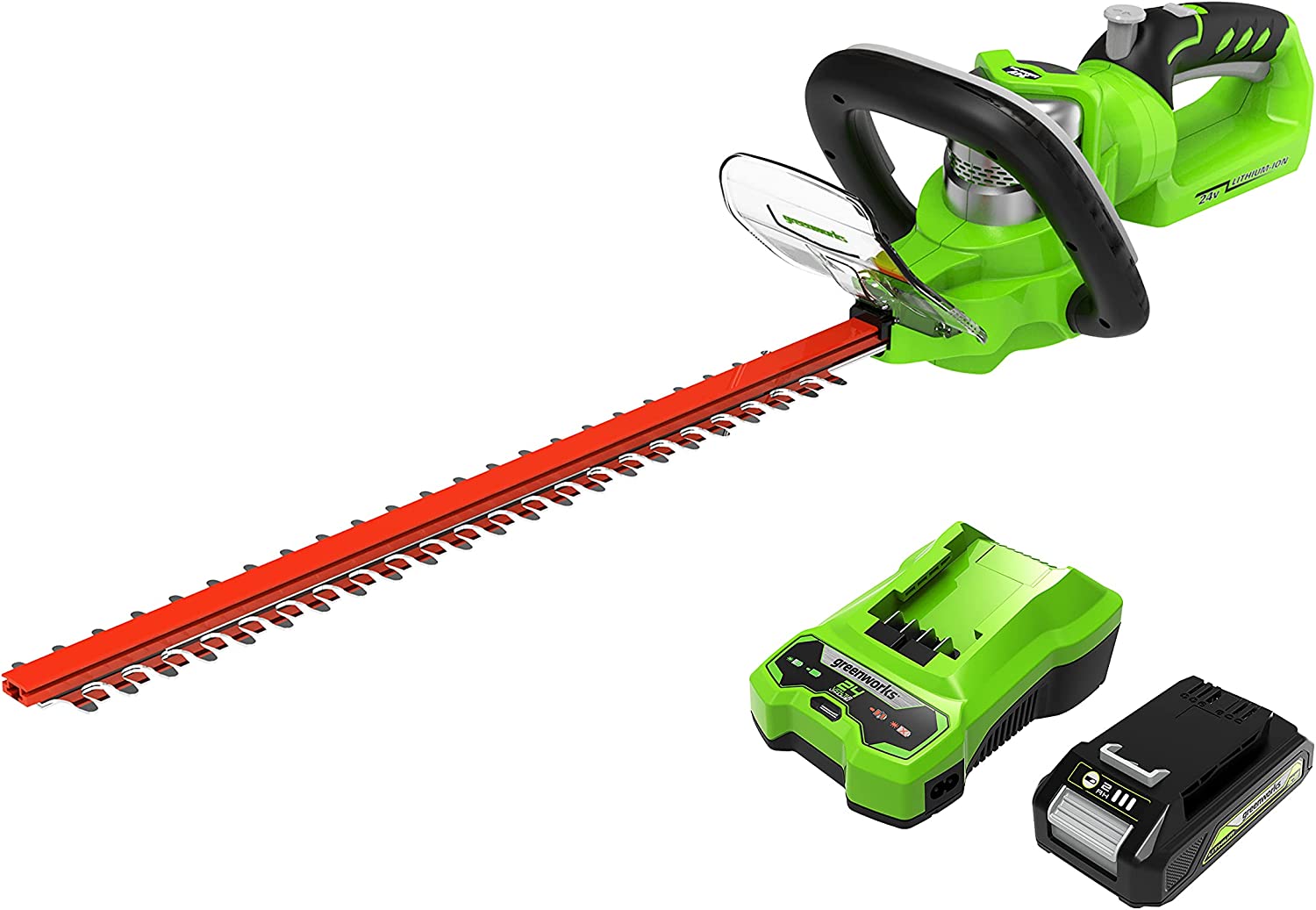 Greenworks Cortasetos a Batería 2 Ah Eléctrico 24 V